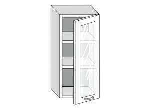 19.40.3 Шкаф настенный (h=913) на 400мм с 1-ой стекл. дверцей в Югорске - yugorsk.magazin-mebel74.ru | фото