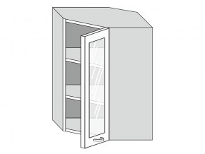19.60.3у Шкаф настенный (h=913) угловой на 600мм со стекл. дверцей в Югорске - yugorsk.magazin-mebel74.ru | фото