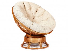 Кресло-качалка Papasan w 23/01 B с подушкой Cognac, ткань Старт в Югорске - yugorsk.magazin-mebel74.ru | фото