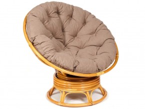 Кресло-качалка Papasan w 23/01 B с подушкой Honey, экошерсть Коричневый в Югорске - yugorsk.magazin-mebel74.ru | фото