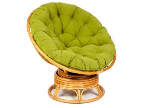 Кресло-качалка Papasan w 23/01 B с подушкой Honey, флок Олива в Югорске - yugorsk.magazin-mebel74.ru | фото