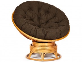 Кресло-качалка Papasan w 23/01 B с подушкой Honey, ткань Коричневый в Югорске - yugorsk.magazin-mebel74.ru | фото