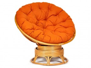 Кресло-качалка Papasan w 23/01 B с подушкой Honey, ткань Оранжевый в Югорске - yugorsk.magazin-mebel74.ru | фото