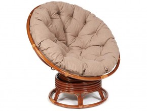 Кресло-качалка Papasan w 23/01 B с подушкой Pecan, экошерсть Коричневый в Югорске - yugorsk.magazin-mebel74.ru | фото