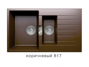 Мойка кварцевая Tolero Loft TL-860 Коричневый 817 в Югорске - yugorsk.magazin-mebel74.ru | фото