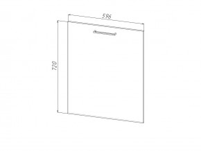 П 60 Комплект для посудомоечной машины 600 мм (цоколь + фасад) ЛДСП в Югорске - yugorsk.magazin-mebel74.ru | фото